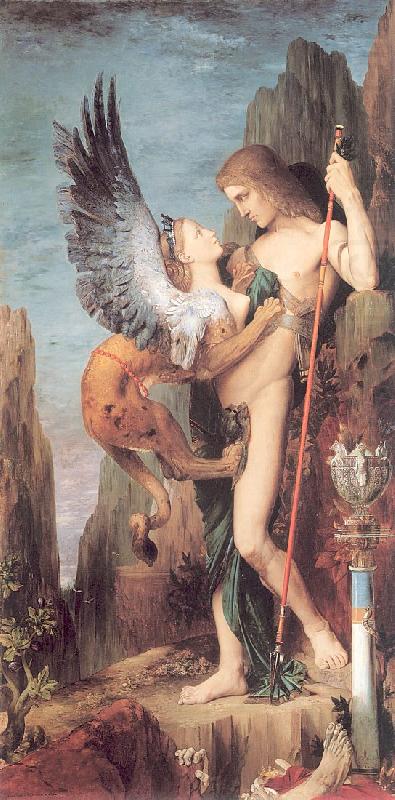 Gustave Moreau Oedipus and the Sphinx china oil painting image